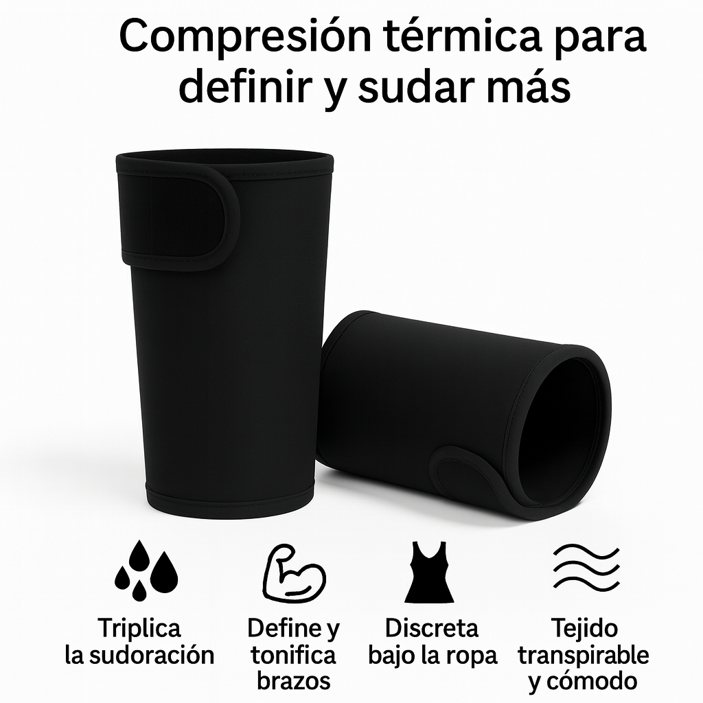 Manga Slim™ – Compresión térmica para definir y sudar más