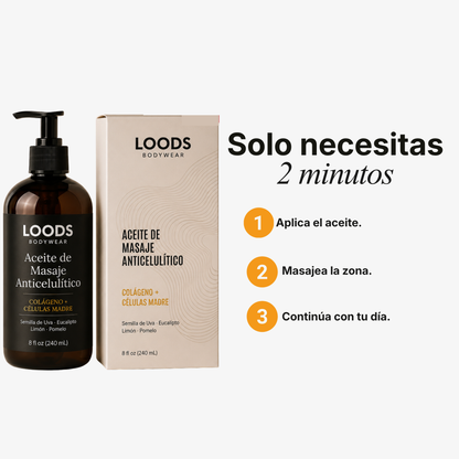 BodyLift – Aceite de Masaje Anticelulítico y Reafirmante
